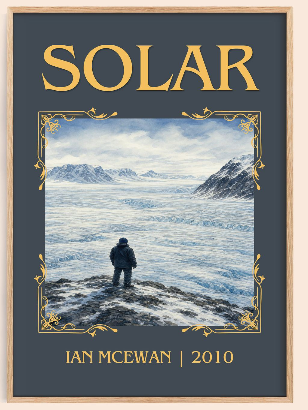 Solar Classic Book Art Print by Ian McEwan – book poster