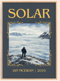 Solar Classic Book Art Print by Ian McEwan – book poster