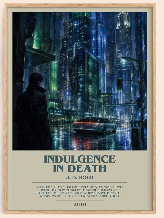 Indulgence In Death Bookish Wall Art by J. D. Robb