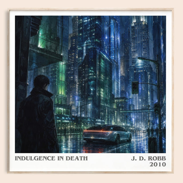 Indulgence In Death Literary Art Print by J. D. Robb