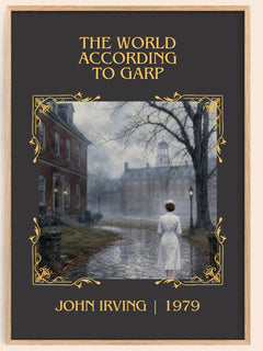 The World According to Garp Classic Book Art Print by John Irving – book poster