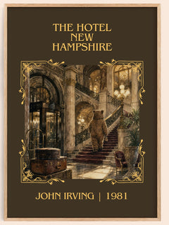 The Hotel New Hampshire Classic Book Art Print by John Irving – book poster