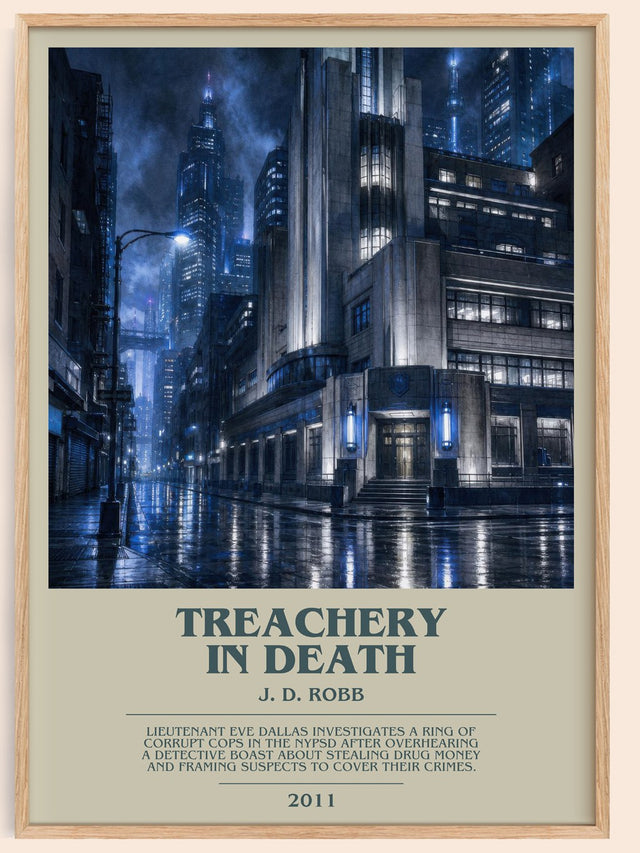 Treachery In Death Bookish Wall Art by J. D. Robb
