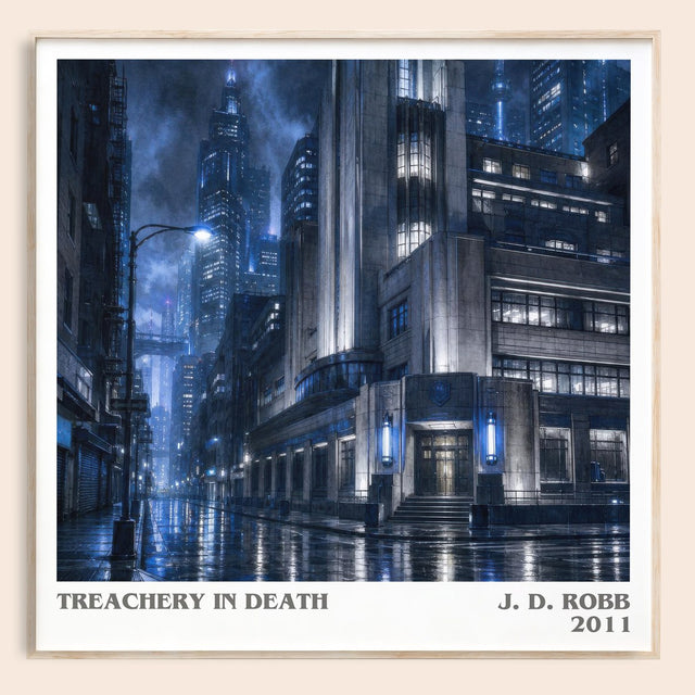 Treachery In Death Literary Art Print by J. D. Robb