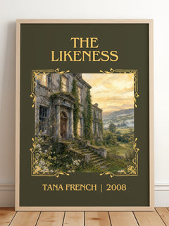 The Likeness Classic Book Art Print by Tana French – framed print leaning on a wooden floor