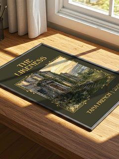 The Likeness Classic Book Art Print by Tana French – print on a sunlit desk