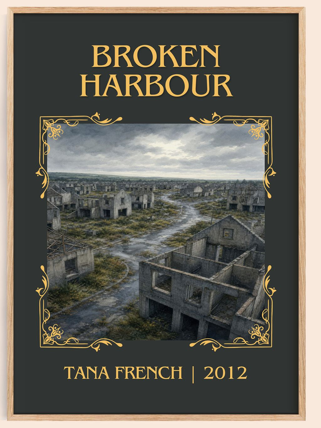 Broken Harbour Classic Book Art Print by Tana French – book poster