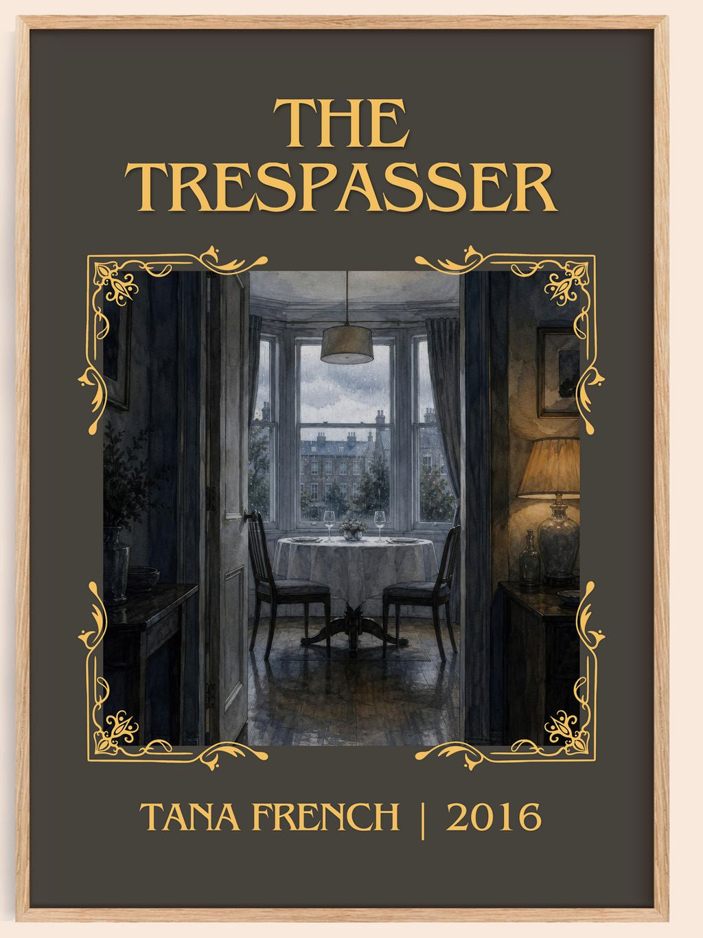 The Trespasser Classic Book Art Print by Tana French – book poster