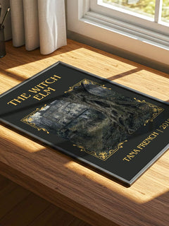 The Witch Elm Classic Book Art Print by Tana French – print on a sunlit desk