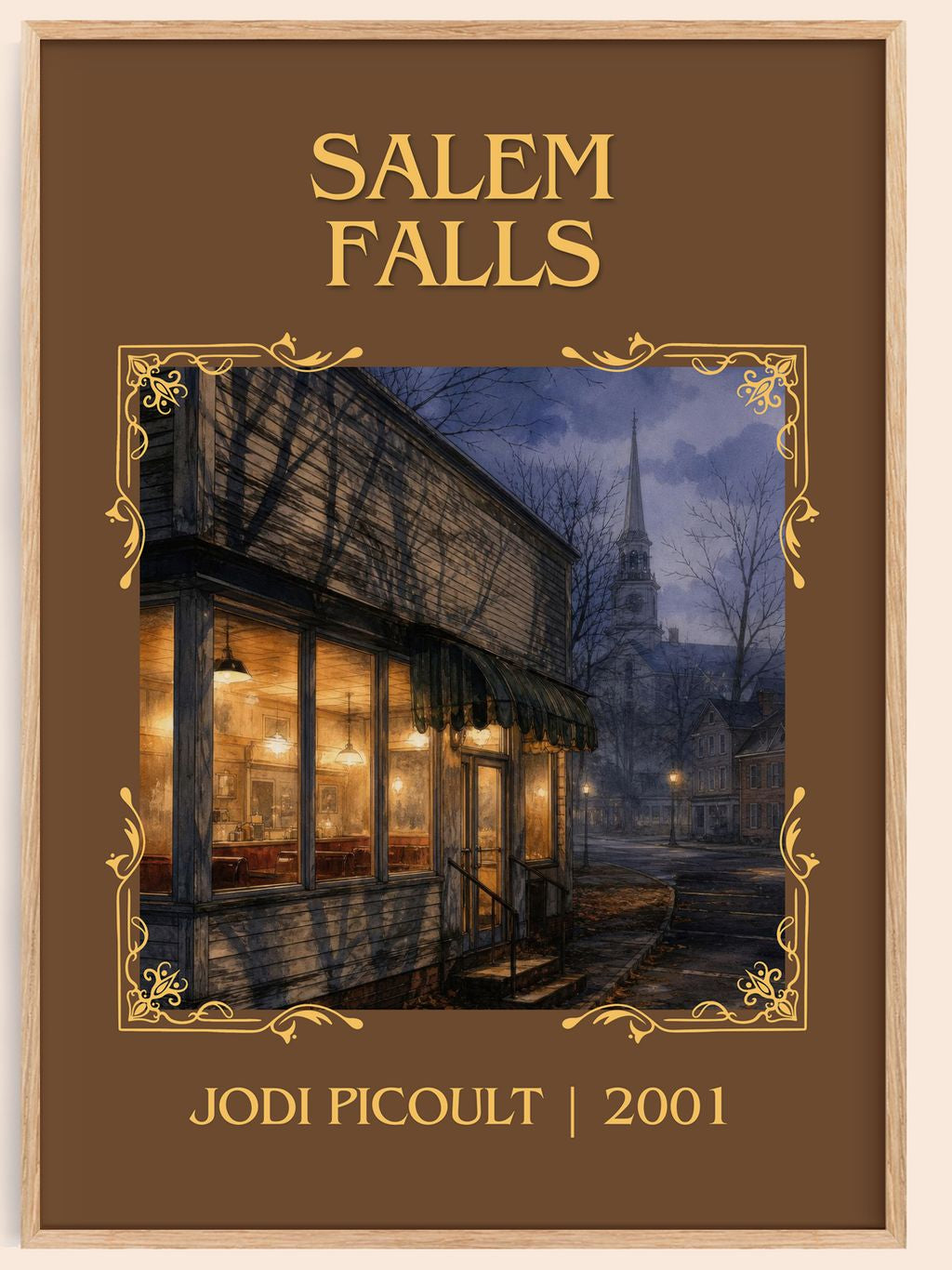 Salem Falls Classic Book Art Print by Jodi Picoult – book poster