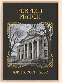 Perfect Match Classic Book Art Print by Jodi Picoult – book poster