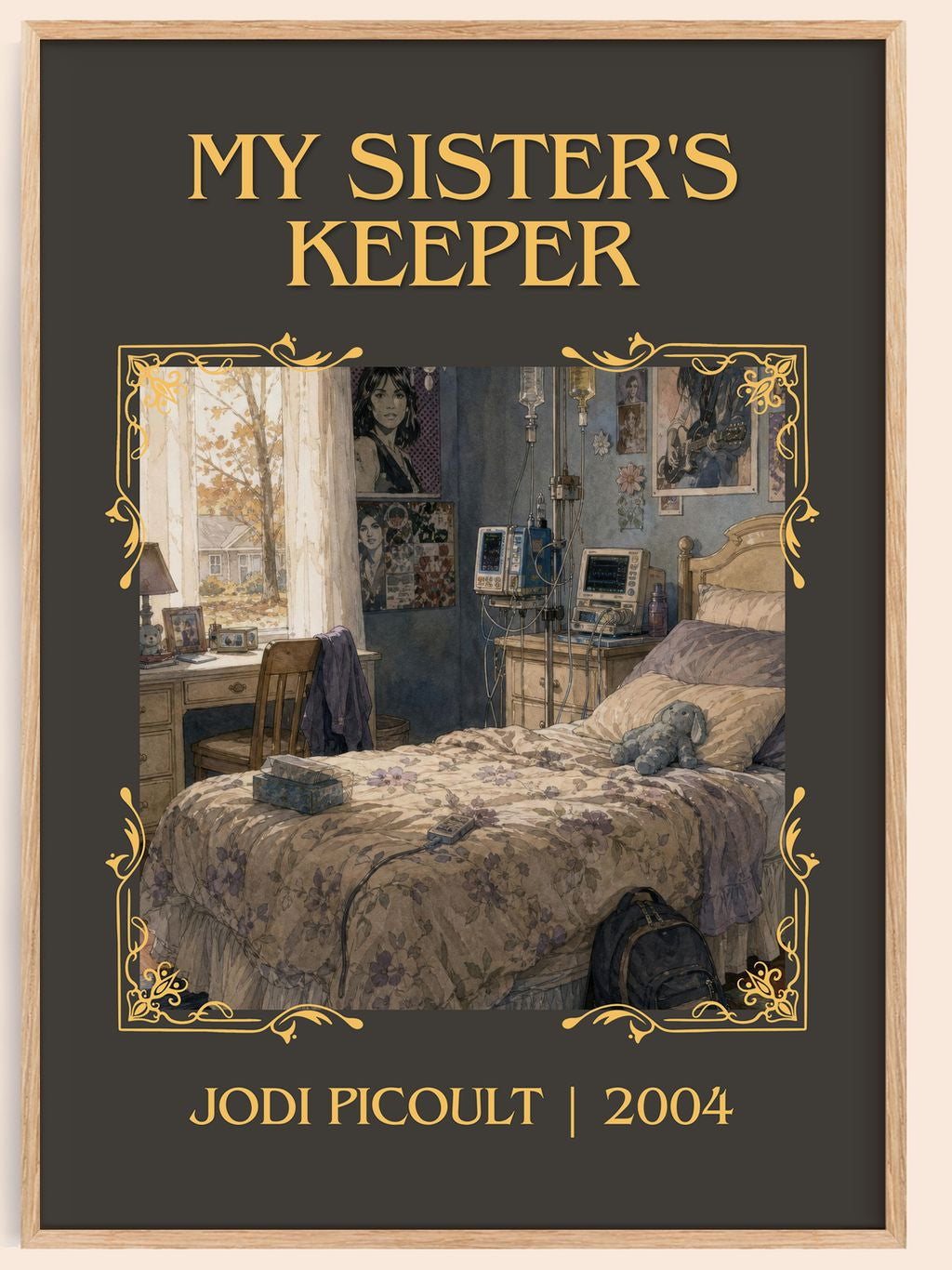 My Sister's Keeper Classic Book Art Print by Jodi Picoult – book poster