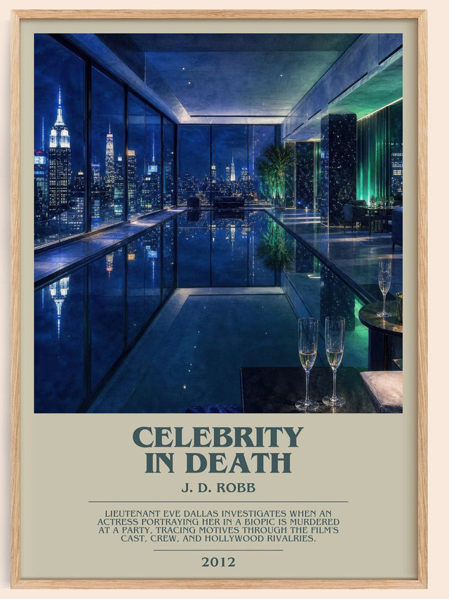 Celebrity In Death Bookish Wall Art by J. D. Robb