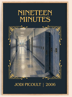 Nineteen Minutes Classic Book Art Print by Jodi Picoult – book poster