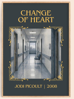 Change of Heart Classic Book Art Print by Jodi Picoult – book poster