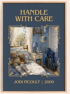 Handle with Care Classic Book Art Print by Jodi Picoult – book poster
