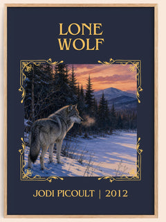 Lone Wolf Classic Book Art Print by Jodi Picoult – book poster