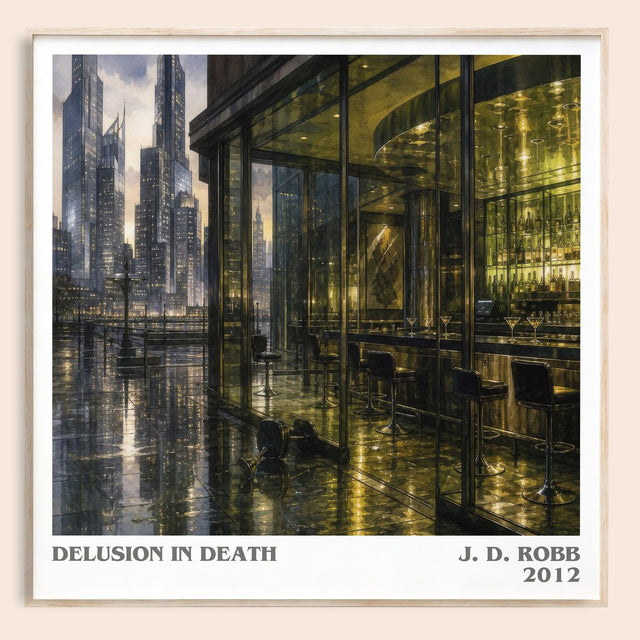 Delusion In Death Literary Art Print by J. D. Robb