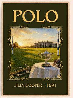 Polo Classic Book Art Print by Jilly Cooper – book poster