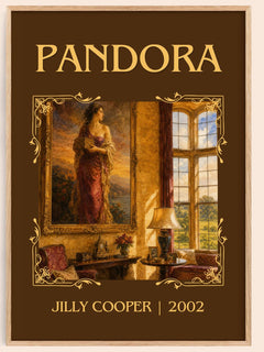 Pandora Classic Book Art Print by Jilly Cooper – book poster