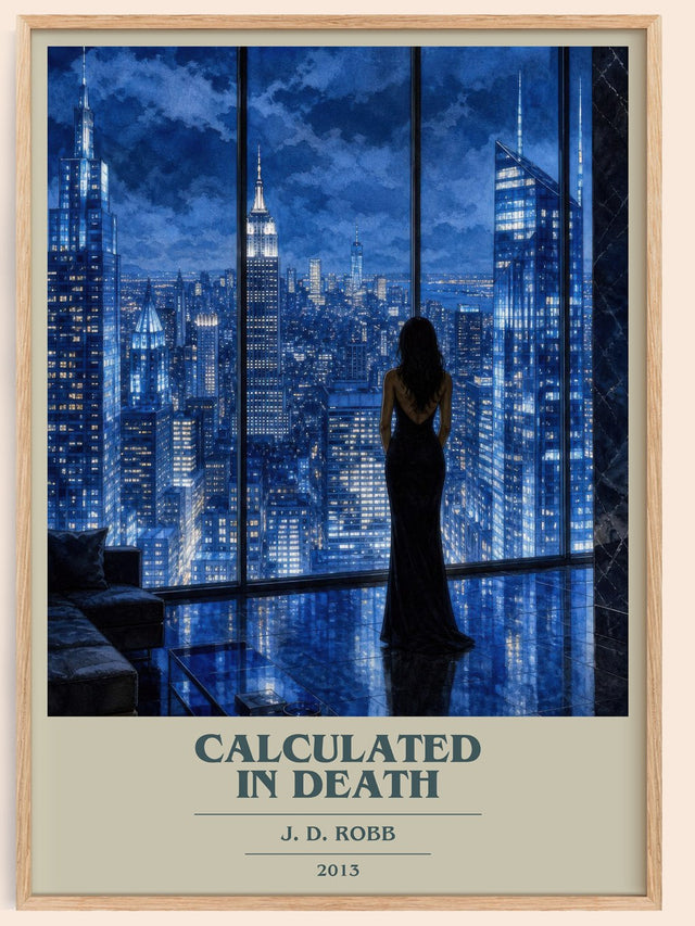 Calculated In Death Book Cover Poster by J. D. Robb