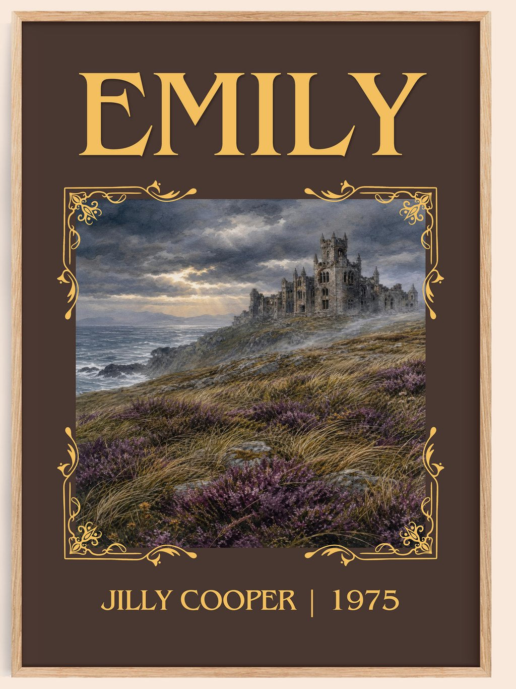 Emily Classic Book Art Print by Jilly Cooper – book poster