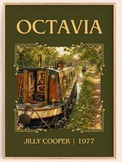Octavia Classic Book Art Print by Jilly Cooper – book poster