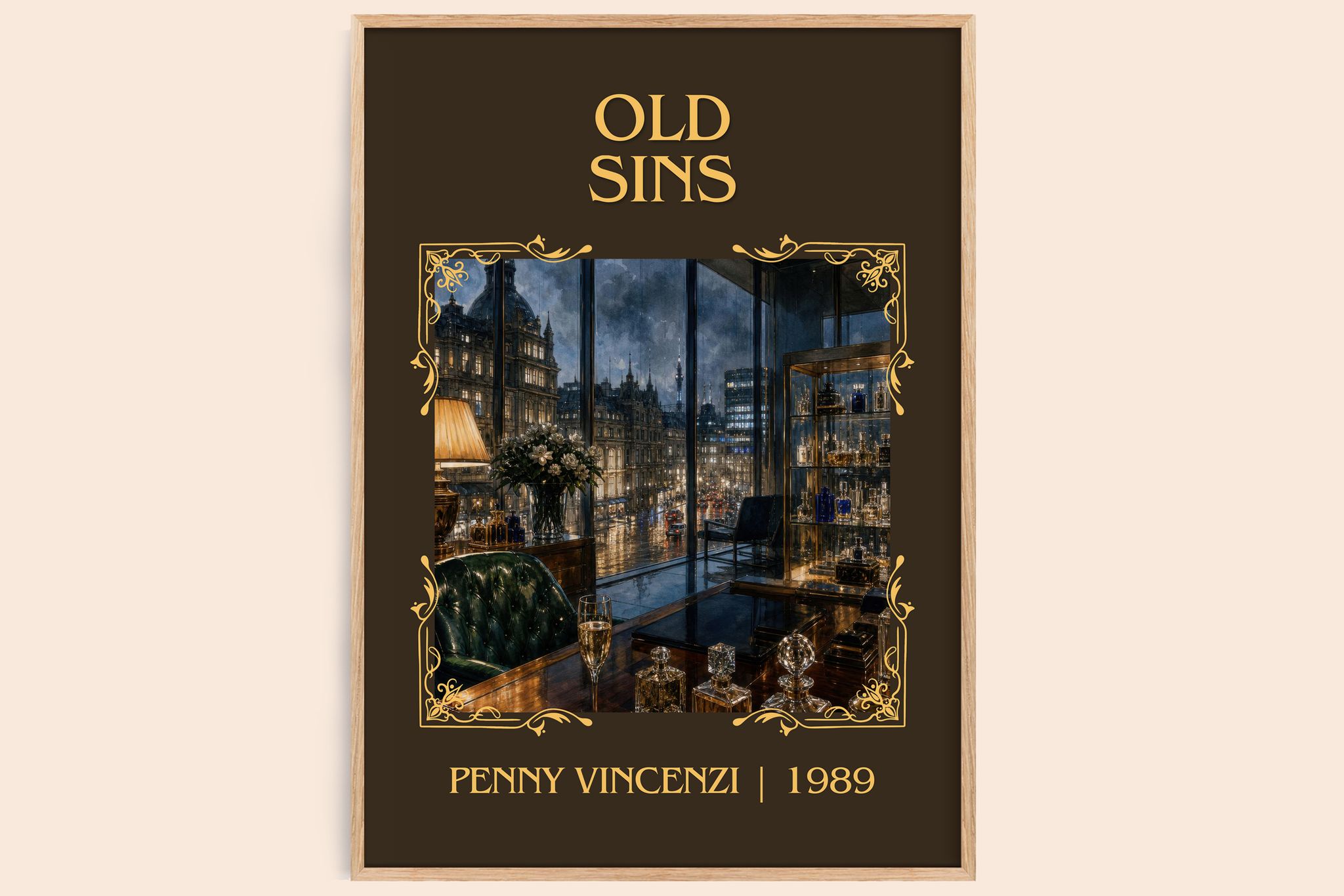 Old Sins Classic Book Art Print by Penny Vincenzi