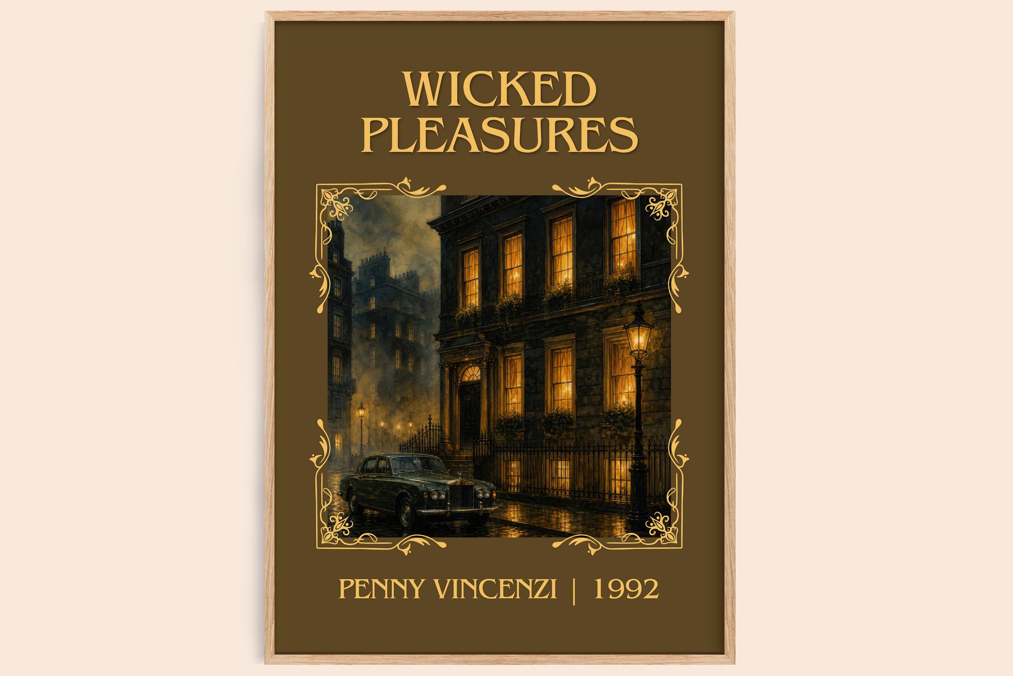 Wicked Pleasures Classic Book Art Print by Penny Vincenzi