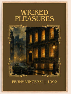 Wicked Pleasures Classic Book Art Print by Penny Vincenzi – book poster