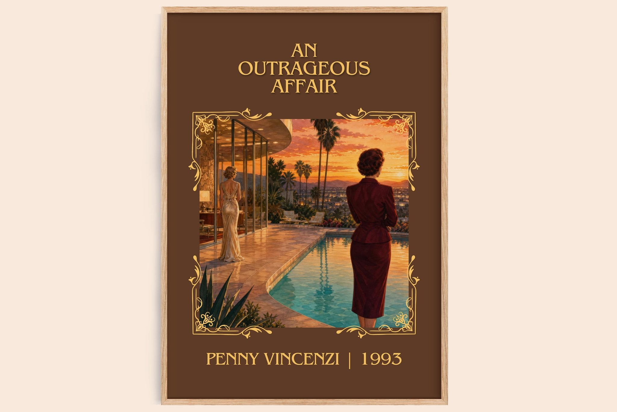 An Outrageous Affair Classic Book Art Print by Penny Vincenzi
