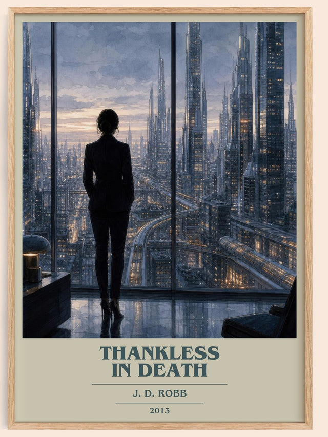 Thankless In Death Book Cover Poster by J. D. Robb