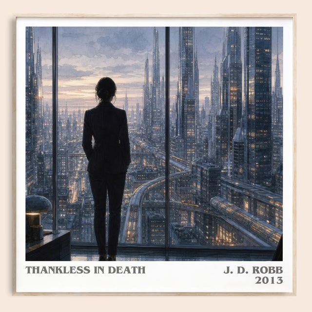 Thankless In Death Literary Art Print by J. D. Robb