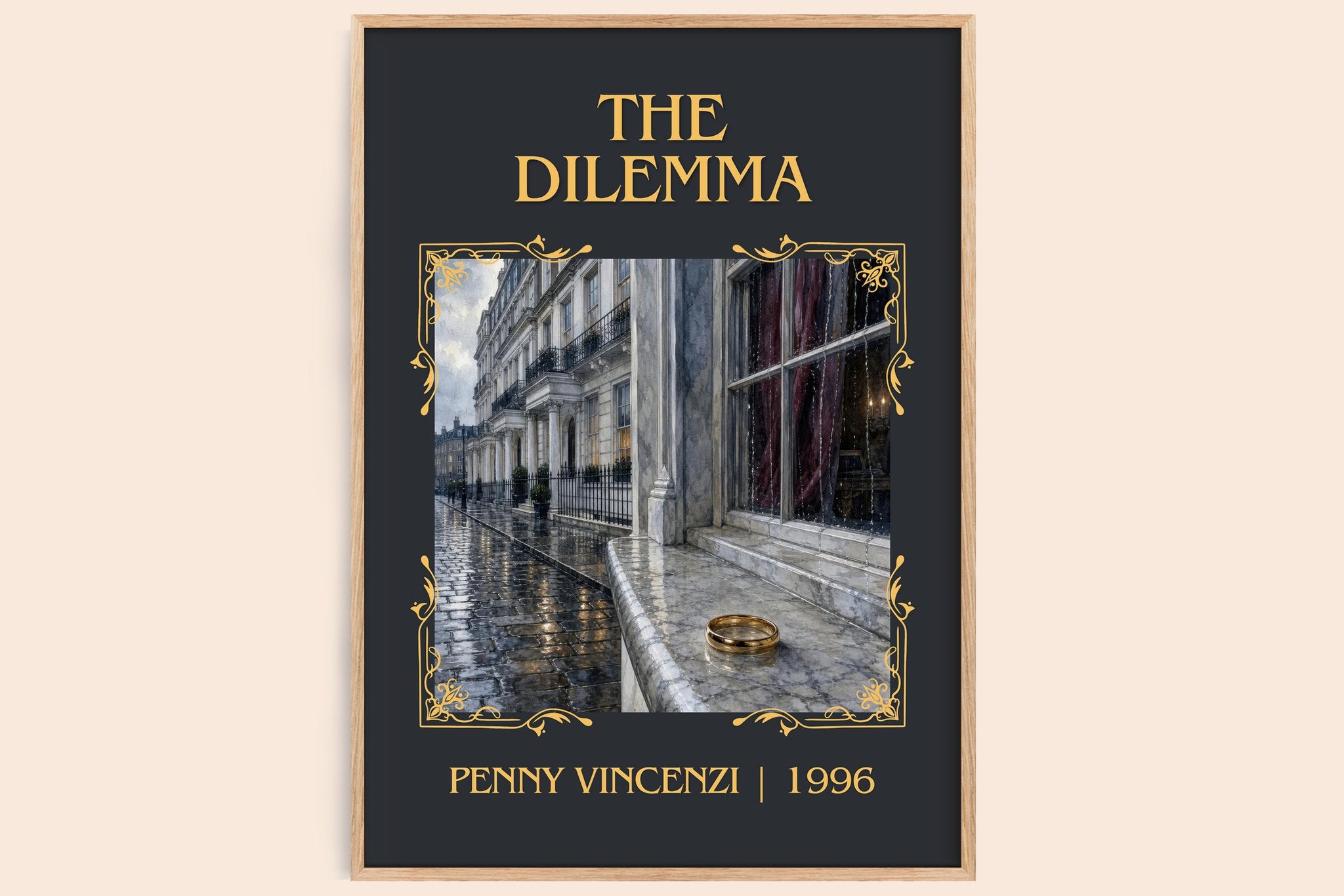 The Dilemma Classic Book Art Print by Penny Vincenzi