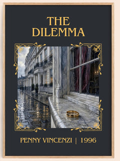 The Dilemma Classic Book Art Print by Penny Vincenzi – book poster
