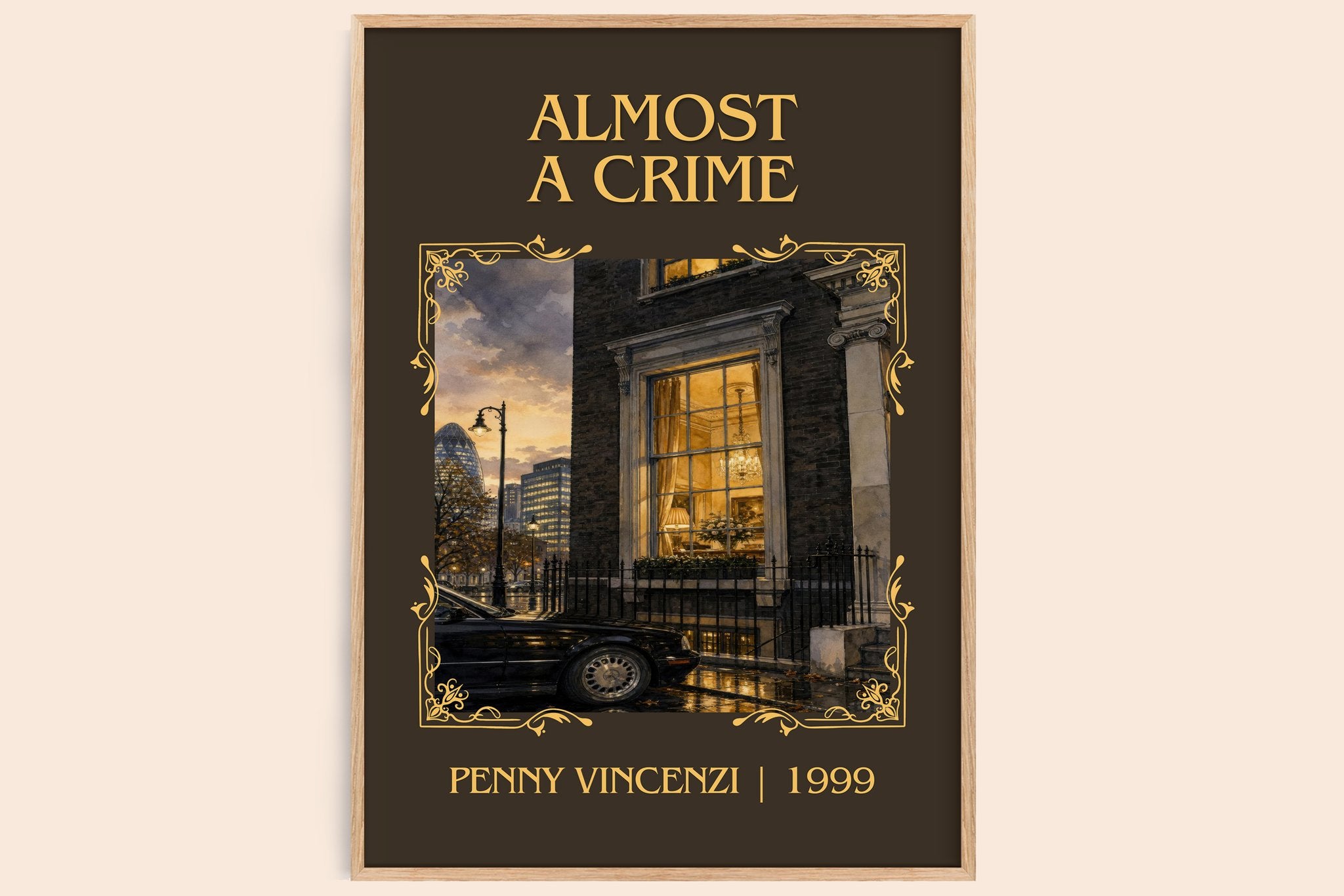 Almost a Crime Classic Book Art Print by Penny Vincenzi