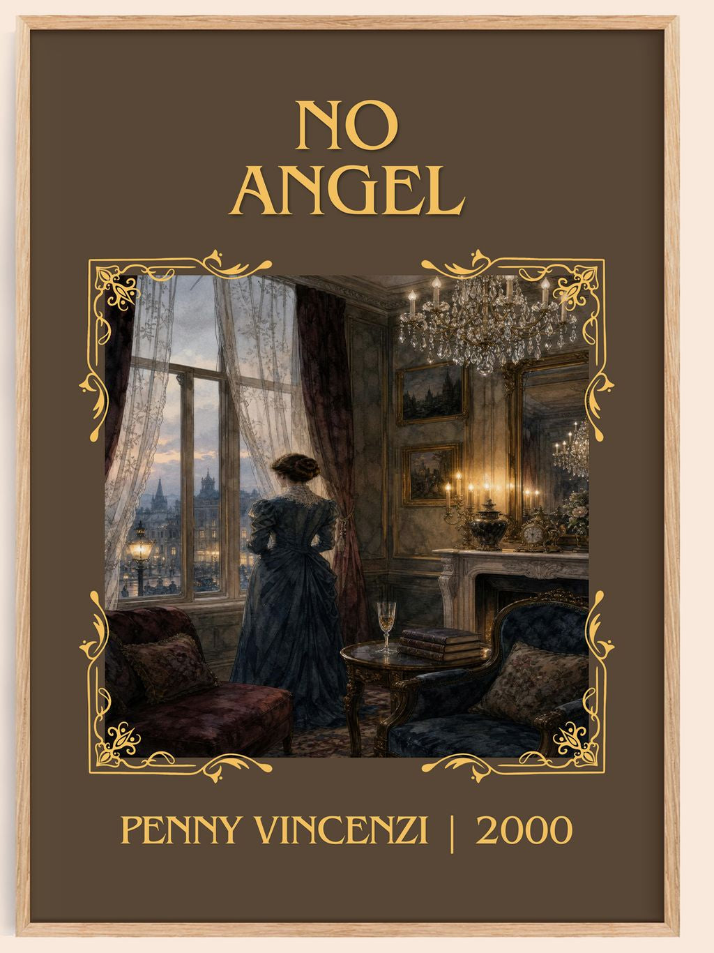 No Angel Classic Book Art Print by Penny Vincenzi – book poster