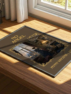 No Angel Classic Book Art Print by Penny Vincenzi – print on a sunlit desk
