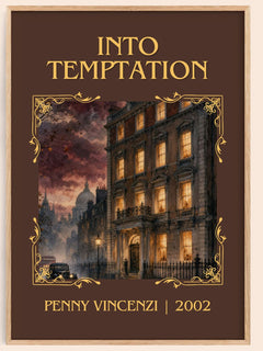 Into Temptation Classic Book Art Print by Penny Vincenzi – book poster