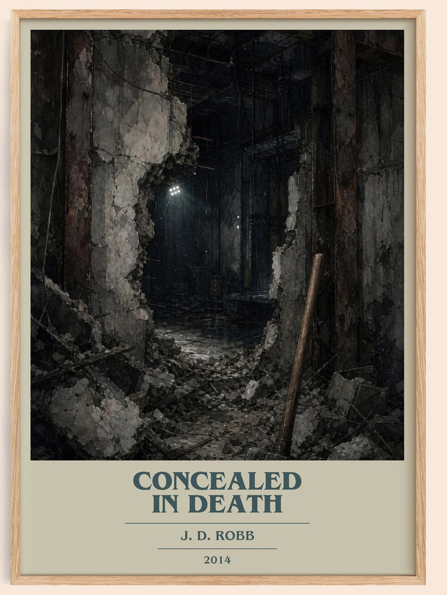 Concealed In Death Book Cover Poster by J. D. Robb