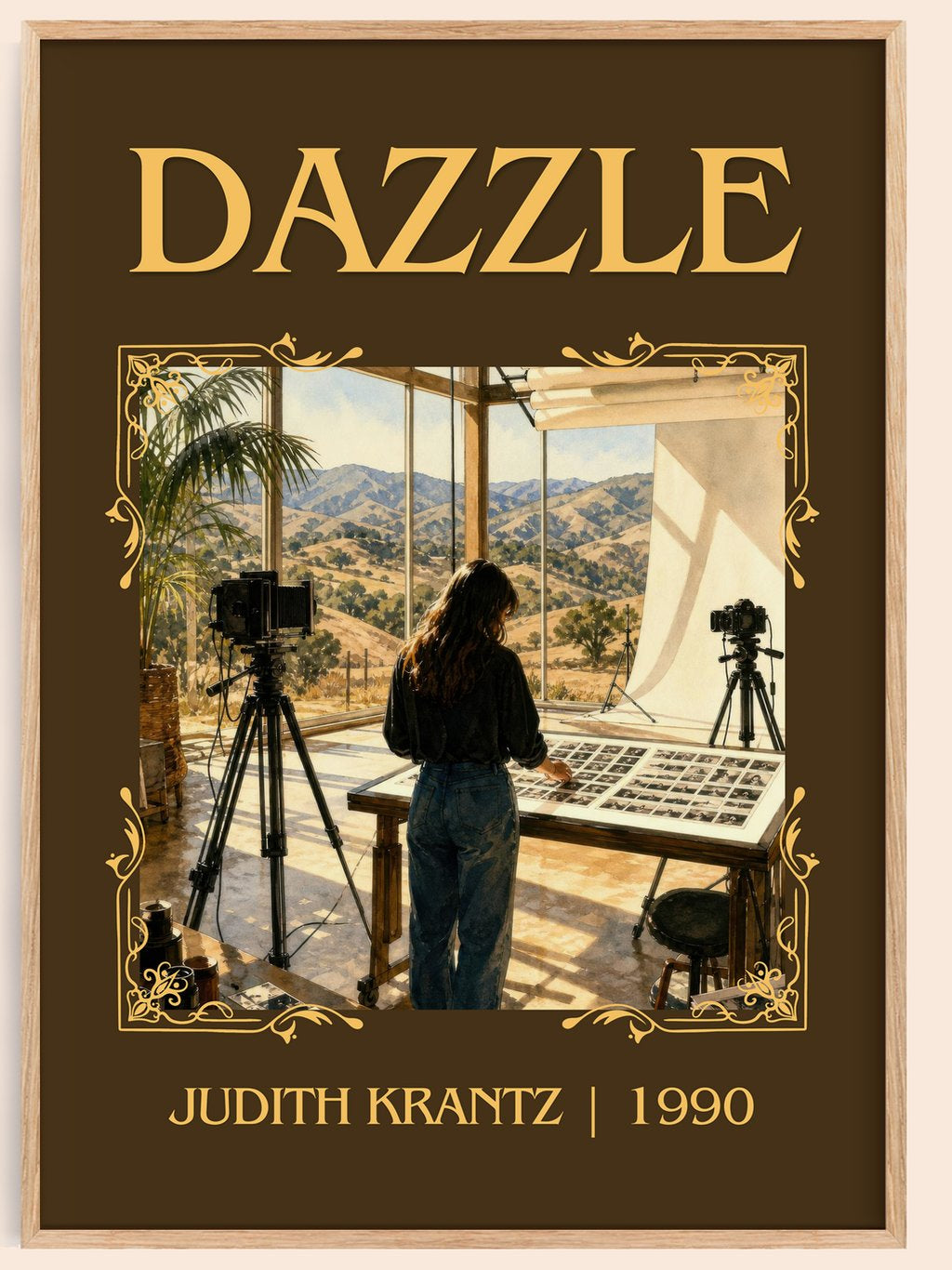 Dazzle Classic Book Art Print by Judith Krantz – book poster