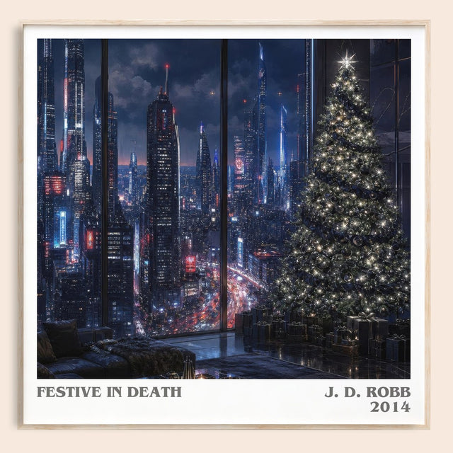 Festive In Death Literary Art Print by J. D. Robb