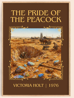 The Pride of the Peacock Classic Book Art Print by Victoria Holt – book poster