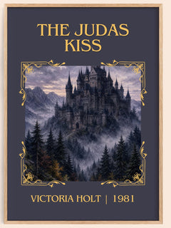 The Judas Kiss Classic Book Art Print by Victoria Holt – book poster
