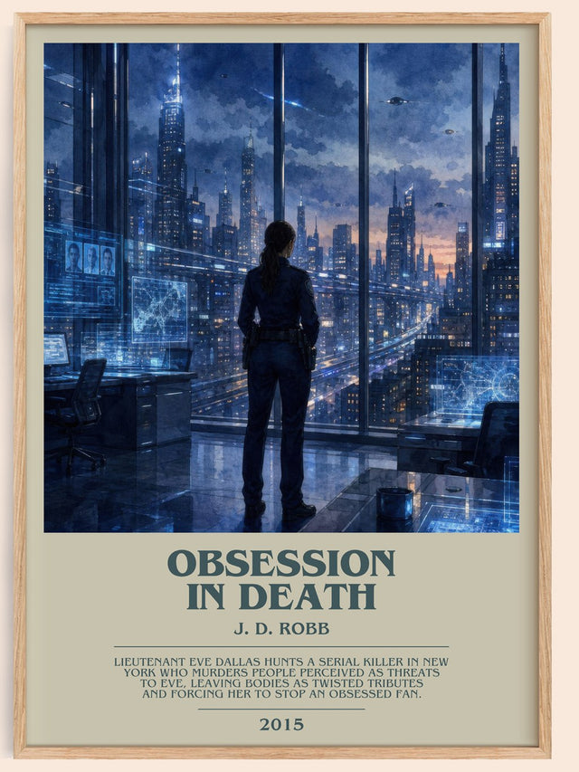 Obsession In Death Bookish Wall Art by J. D. Robb