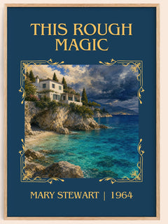 This Rough Magic Classic Book Art Print by Mary Stewart – book poster