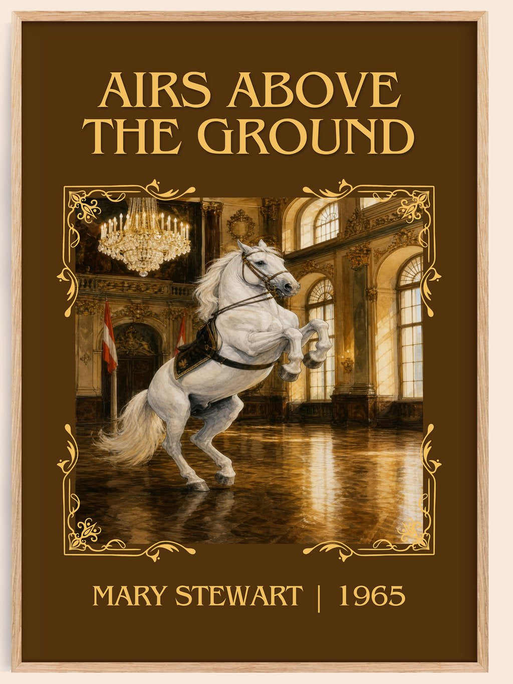 Airs Above the Ground Classic Book Art Print by Mary Stewart – book poster