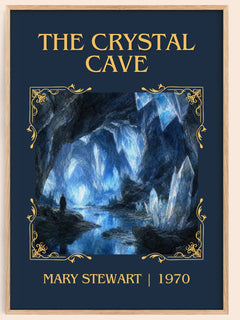 The Crystal Cave Classic Book Art Print by Mary Stewart – book poster