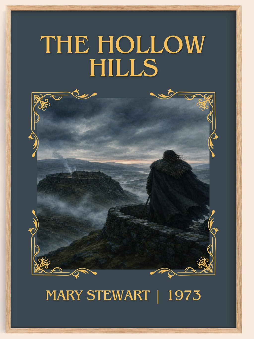 The Hollow Hills Classic Book Art Print by Mary Stewart – book poster