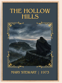The Hollow Hills Classic Book Art Print by Mary Stewart – book poster